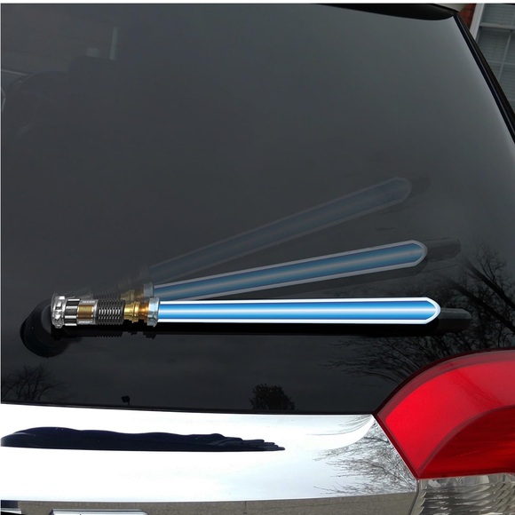 NWT Wipertags Lightsaber Rear Wiper Accent- Blue - Picture 3 of 8